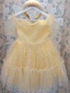 cocobee – Princess Aurora Yellow Heart Corset Tulle Dress 1