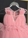 cocobee-Princess Amara Dusty Pink Layered Glitter Tulle Dress 5