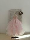 cocobee-Princess Bella Pink Butterfly Tulle Gown 2