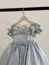 cocobee-Princess Celeste Sky Blue Satin and Lace Gown 1