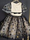 cocobee-Princess Celestia Starry Night Black and Gold Tulle Dress 1