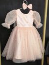 cocobee-Princess Clara Light Pink Pearl Tulle Dress 4