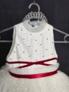 cocobee-Princess Emilia White Polka-Dot Tulle Dress 1