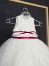 cocobee-Princess Emilia White Polka-Dot Tulle Dress 7