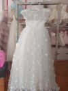 cocobee-Princess Flora White 3D Floral Tulle Dress 1