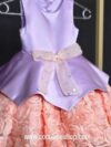 cocobee-Princess Genevieve Lavender and Peach Rosette Ball Gown 1