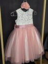 cocobee-Princess Rosalie Blush Pink Lace and Tulle Dress 3