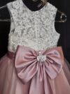 cocobee-Princess Rosalie Blush Pink Lace and Tulle Dress 4